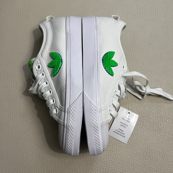 NWT - Adidas Nizza Women’s Canvas Sneakers - US 5 / EU 37 1/3 - Picture 5 of 8